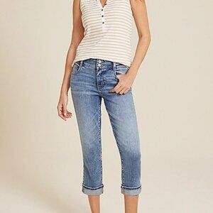 m jeans by maurices™ Classic Mid Rise Double Button Capri Make an offer!